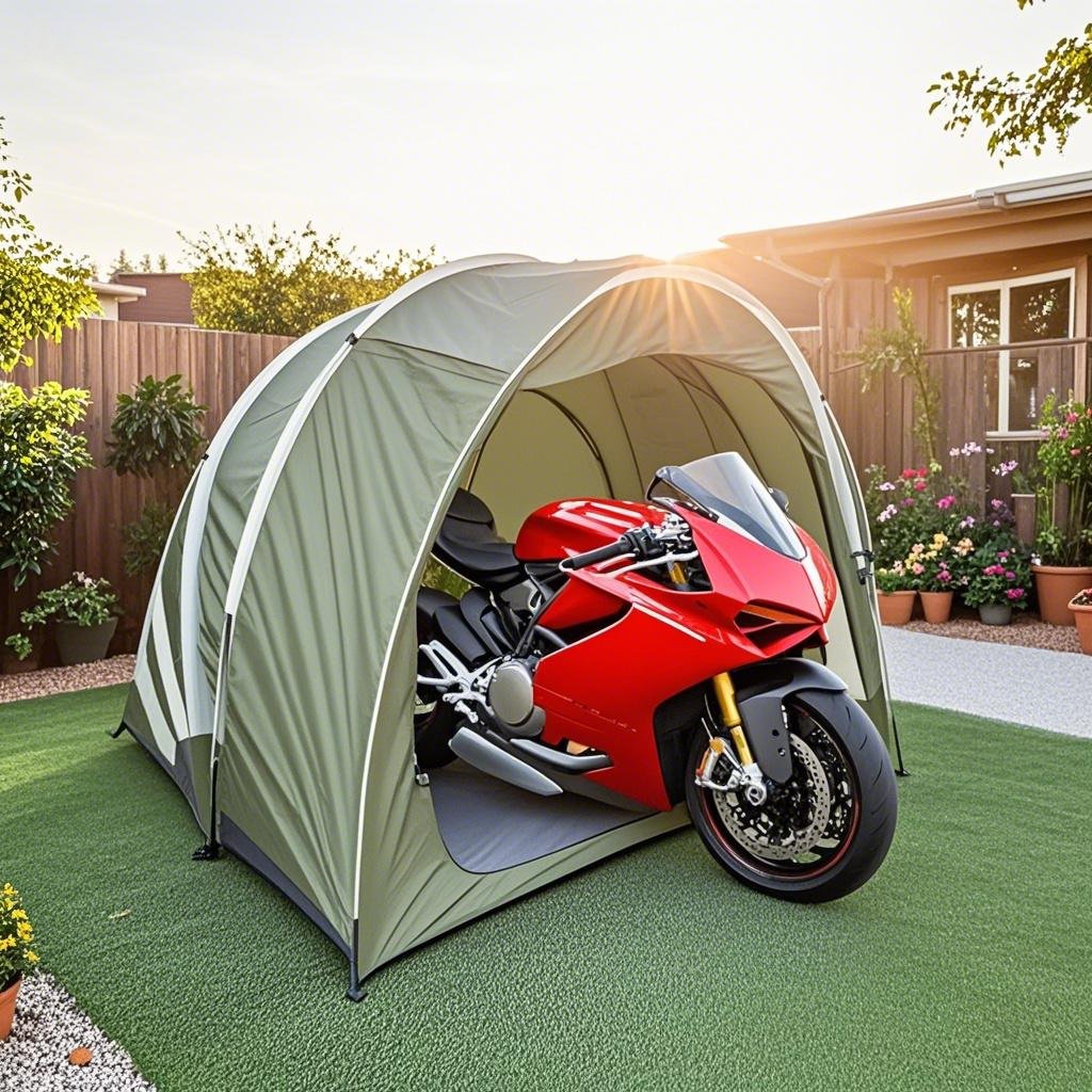 Tente de garage pour moto et v - Grow Tent 4X4 avis et prix