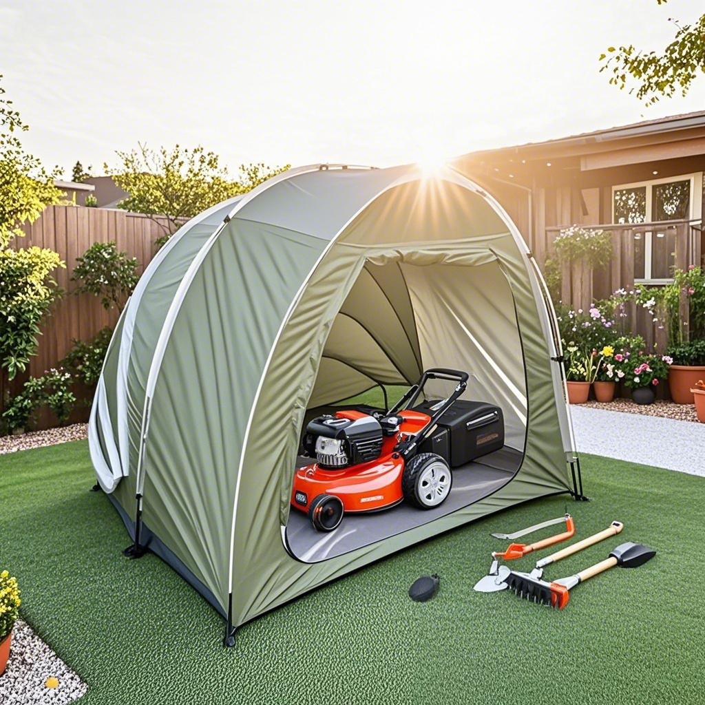 Tente de garage pour moto et v - Grow Tent 4X4 avis et prix